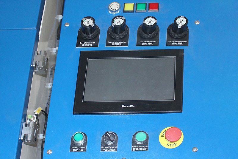 PX120自动滚喷机智能触摸屏