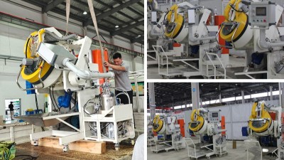 高产高精密喷涂！安捷伦滚喷机助力南京客户磁芯喷涂