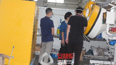 密封件骨架滚喷机喷涂—浙江客户到访安捷伦打样测试